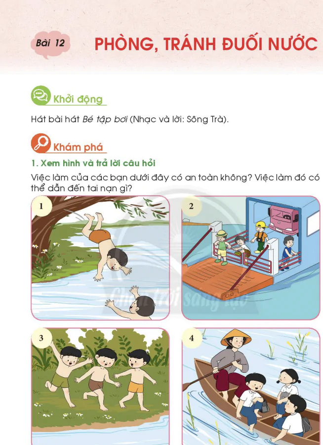 Bài 12: Phòng tránh đuối nước