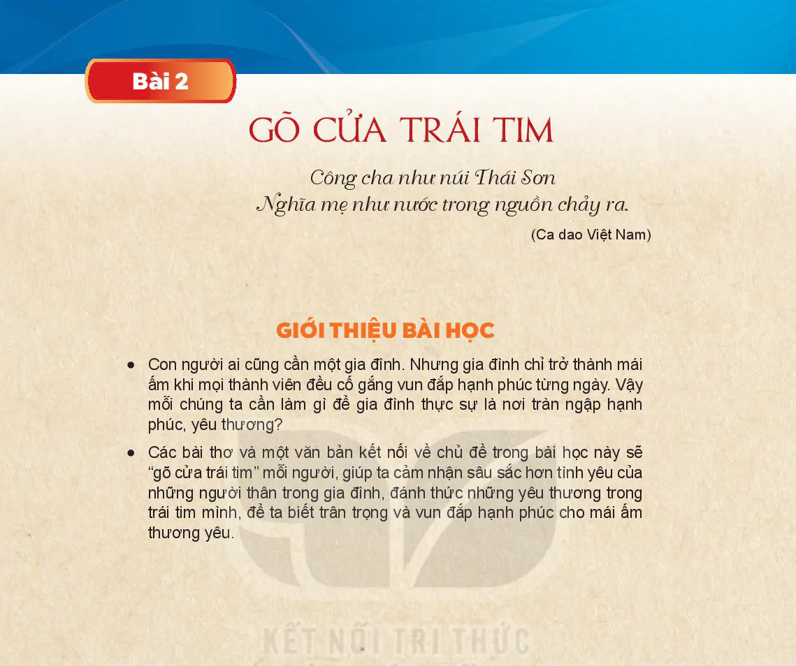 BÀI 2: GÕ CỬA TRÁI TIM