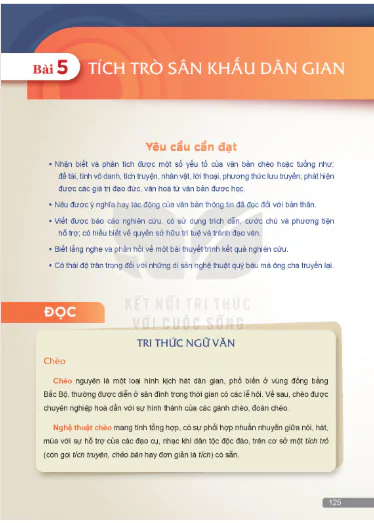 Bài 5: Tích trò sân khấu dân gian