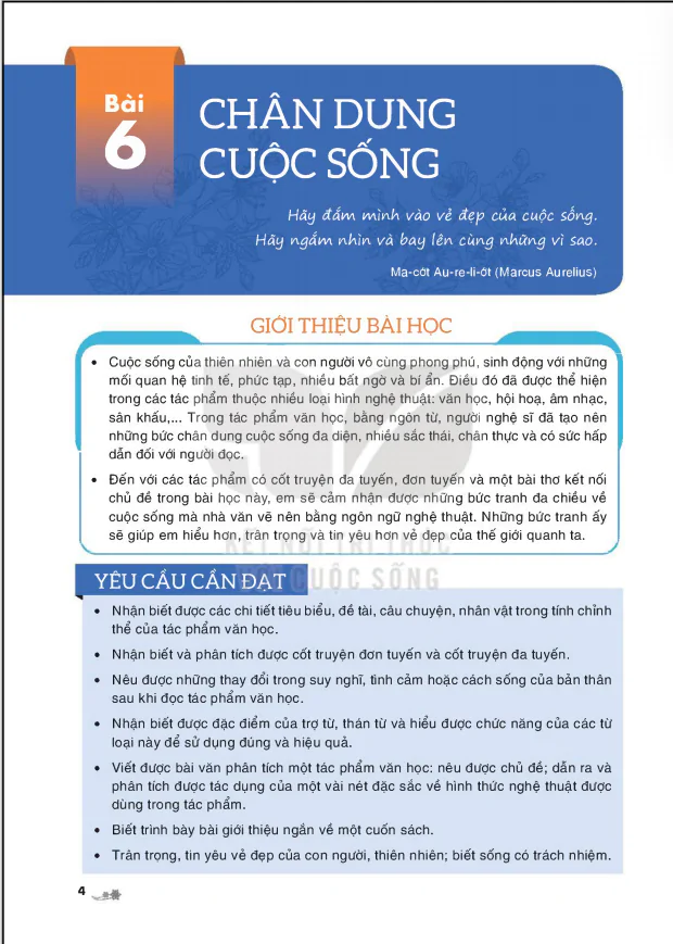 BÀI 6: CHÂN DUNG CUỘC SỐNG