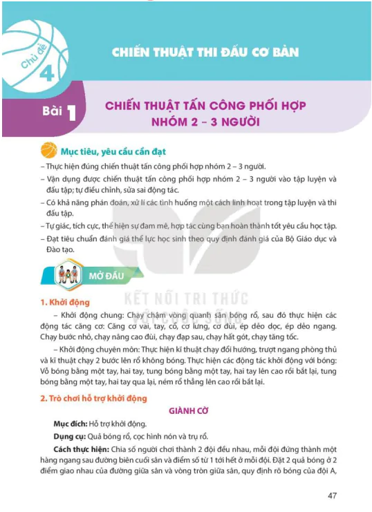 Chủ đề 4: Chiến thuật thi đấu cơ bản.