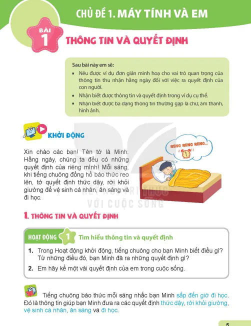 Chủ đề 1: Máy tính và em