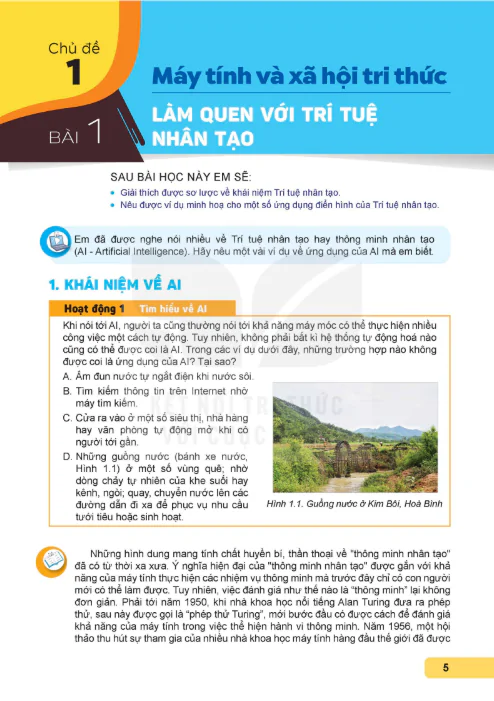 Chủ đề 1: Máy tính và xã hội tri thức