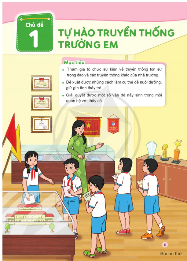 CHỦ ĐỀ 1: TỰ HÀO TRUYỀN THỐNG TRƯỜNG EM