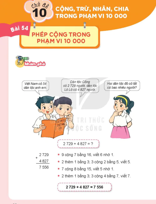 Chủ đề 10: Cộng, trừ, nhân, chia trong phạm vi 10 000