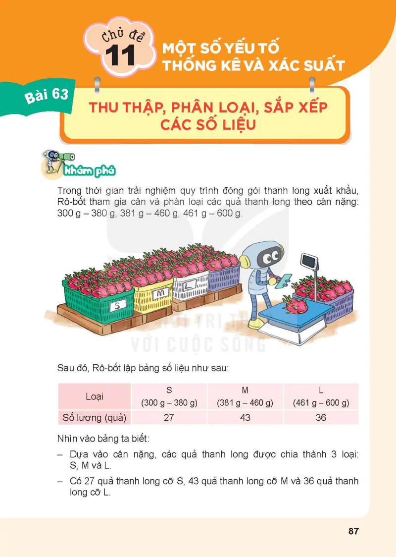 Chủ đề 11: Một số yếu tố thống kê và xác suất