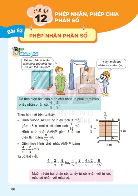 Chủ đề 12: Phép nhân, phép chia phân số