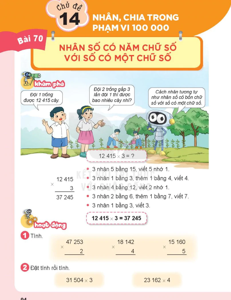 Chủ Đề 14: Nhân, Chia Trong Phạm Vi 100 000