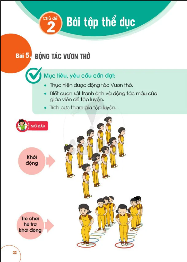 CHỦ ĐỀ 2: BÀI TẬP THỂ DỤC