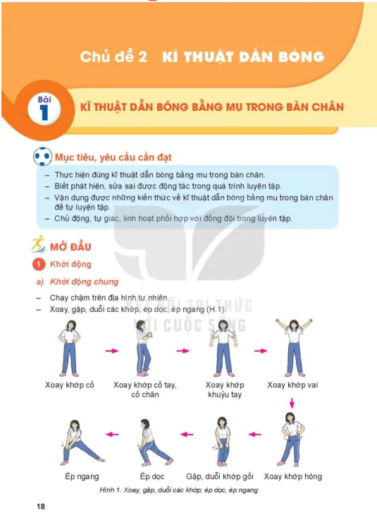 Chủ đề 2: Kĩ thuật dẫn bóng