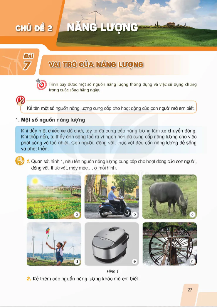 Chủ Đề 2: Năng Lượng