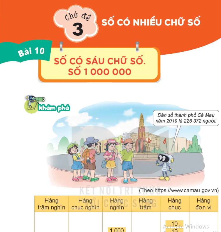 Chủ đề 3: Số có nhiều chữ số