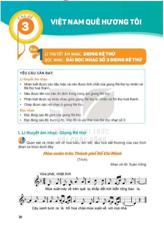Chủ đề 3: Việt Nam quê hương tôi