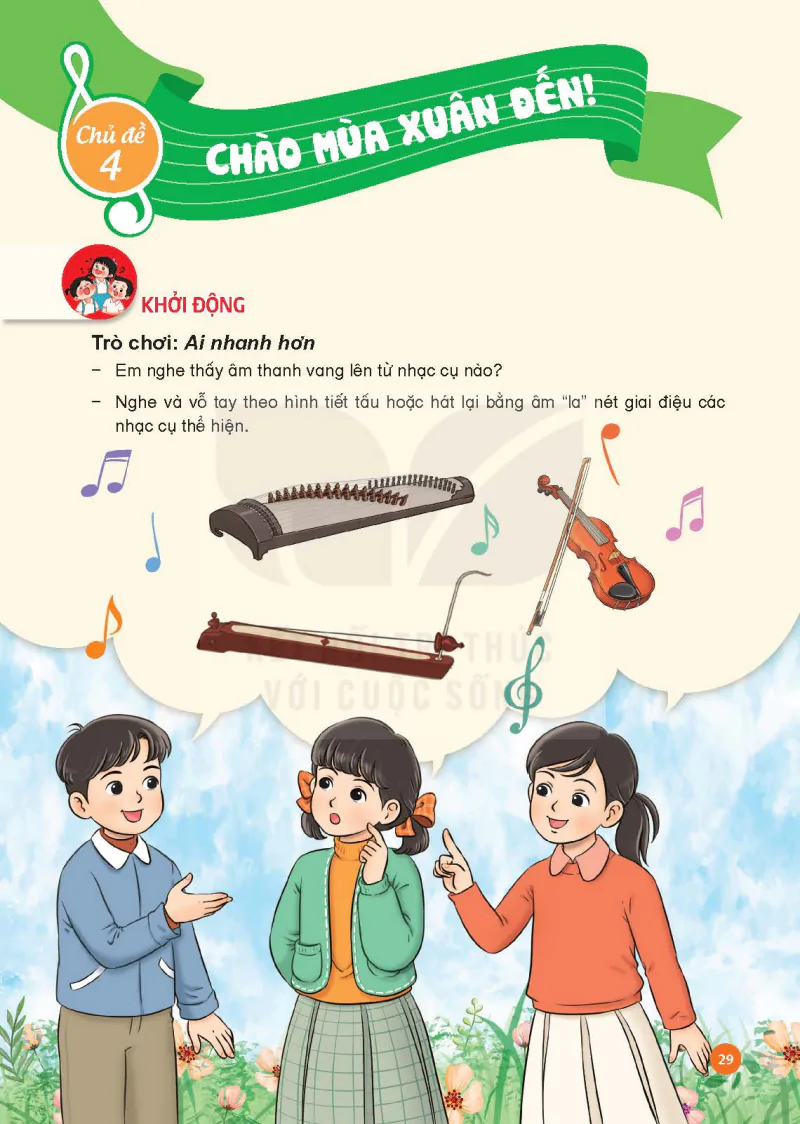 Chủ đề 4 – Chào mùa xuân đến