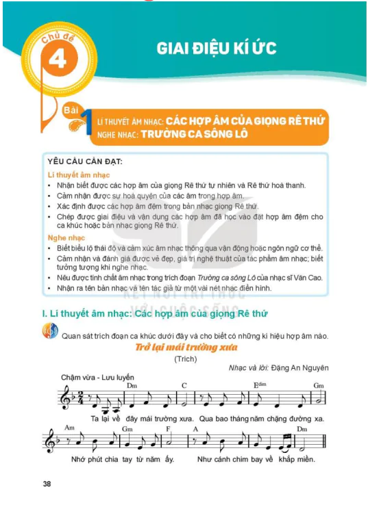 Chủ đề 4: Giai điệu kí ức