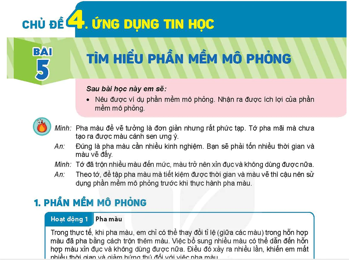 Chủ đề 4: Ứng dụng tin học