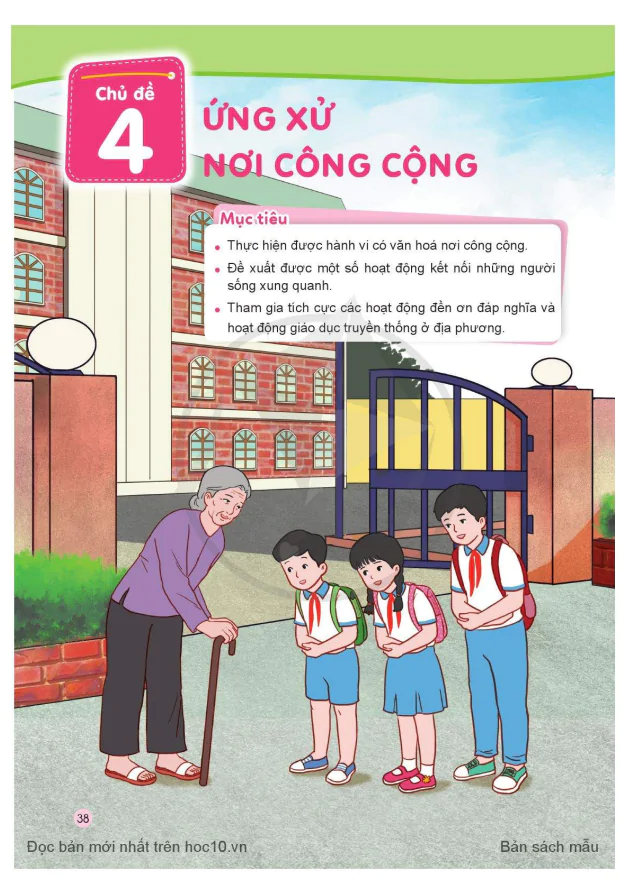 CHỦ ĐỀ 4: ỨNG XỬ NƠI CÔNG CỘNG