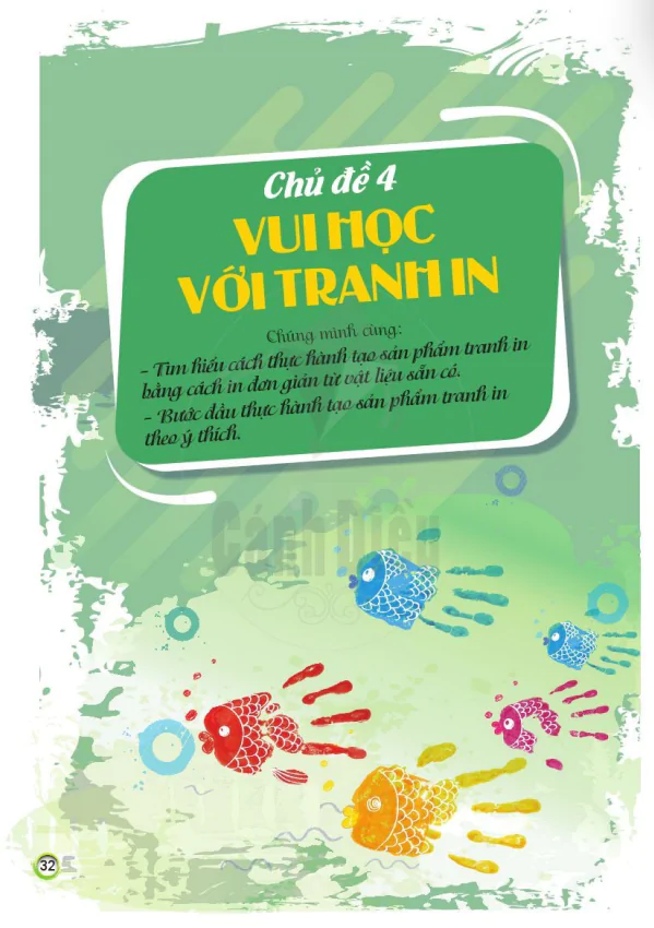 CHỦ ĐỀ 4: VUI HỌC VỚI TRANH IN