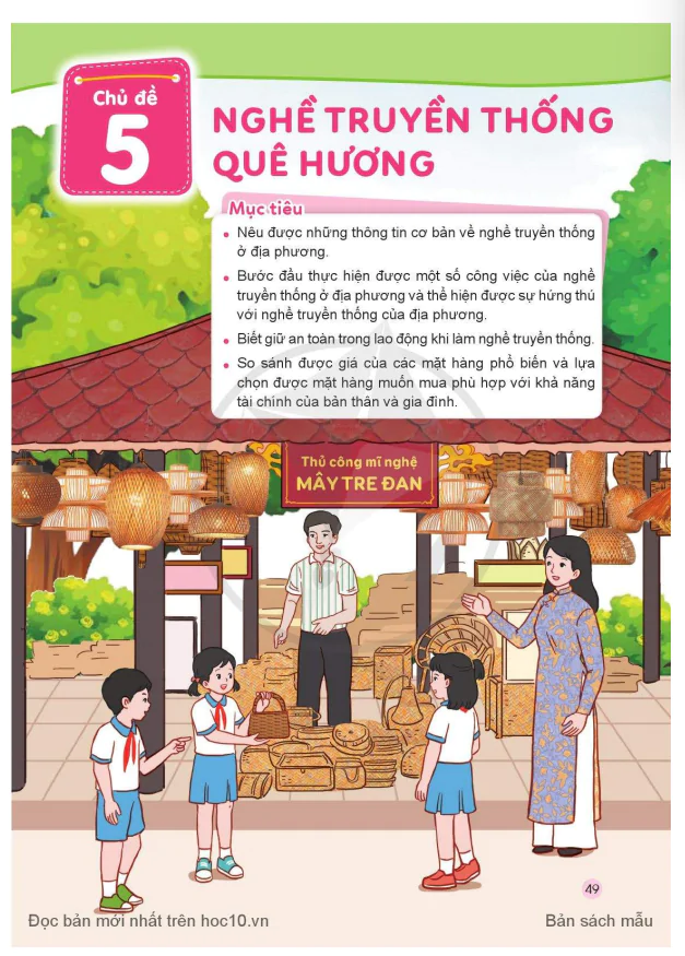 CHỦ ĐỀ 5: NGHỀ TRUYỀN THỐNG QUÊ HƯƠNG