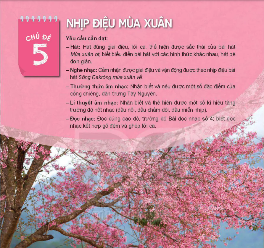 Chủ đề 5: NHỊP ĐIỆU MÙA XUÂN