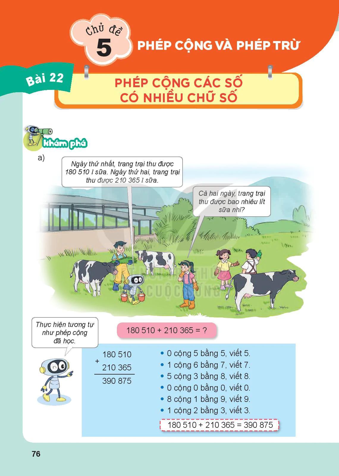 Chủ đề 5. Phép cộng và phép trừ