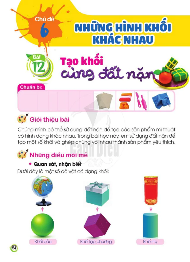 CHỦ ĐỀ 6: NHỮNG HÌNH KHỐI KHÁC NHAU