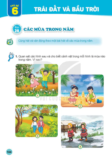 CHỦ ĐỀ 6:TRÁI ĐẤT VÀ BẦU TRỜI