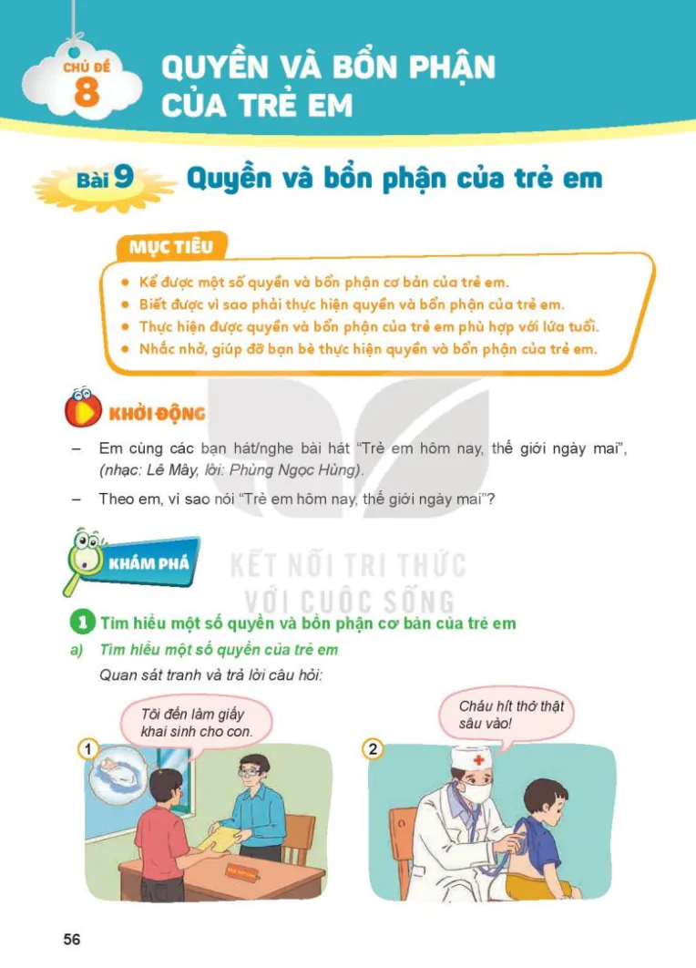 Chủ Đề 8: Quyền Và Bổn Phận Của Trẻ Em