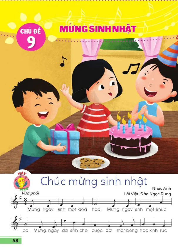 CHỦ ĐỀ 9: MỪNG SINH NHẬT 