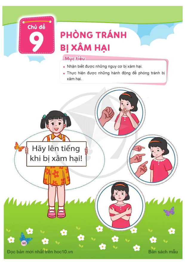 CHỦ ĐỀ 9: PHÒNG TRÁNH BỊ XÂM HẠI