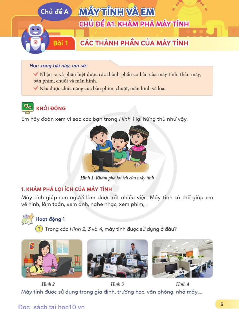 Chủ Đề A1: Khám Phá Máy Tính