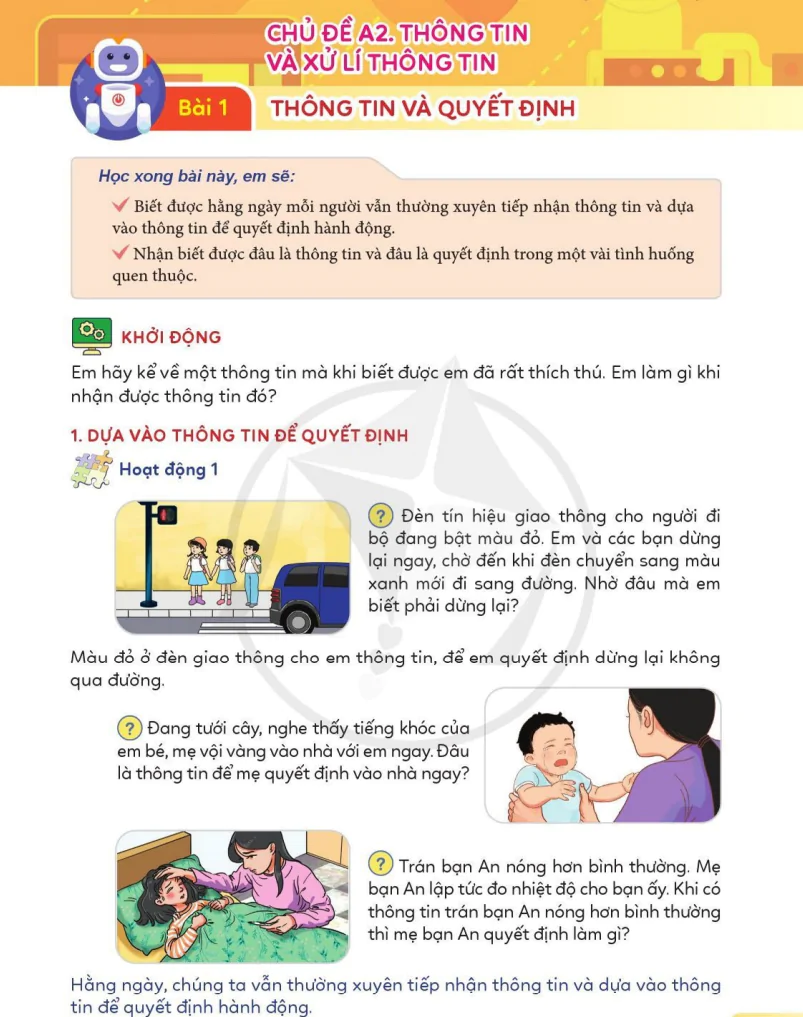 Chủ Đề A2: Thông Tin Và Xử Lý Thông Tin