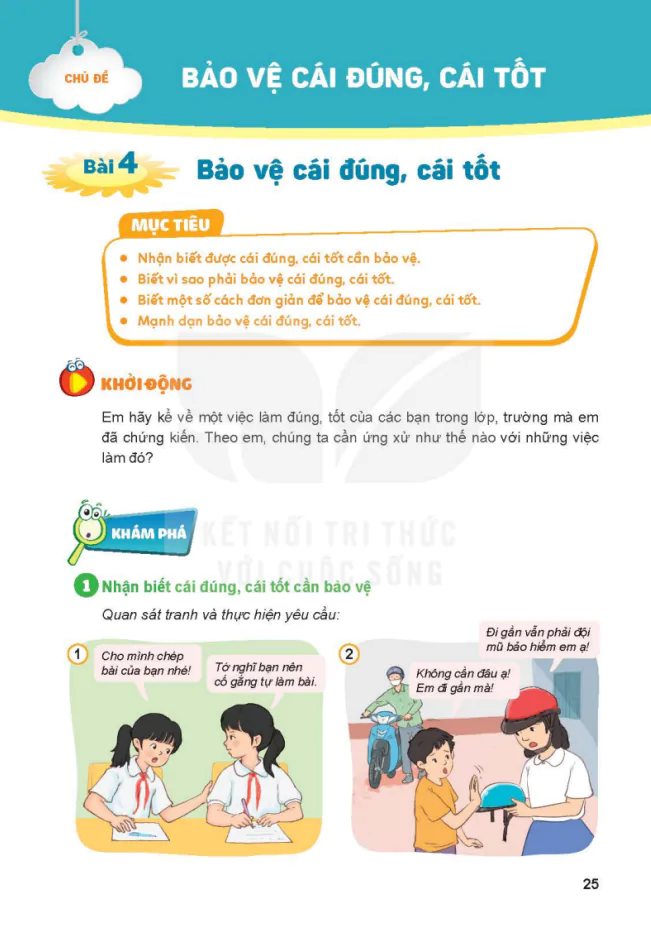 Chủ Đề: Bảo Vệ Cái Đúng, Cái Tốt