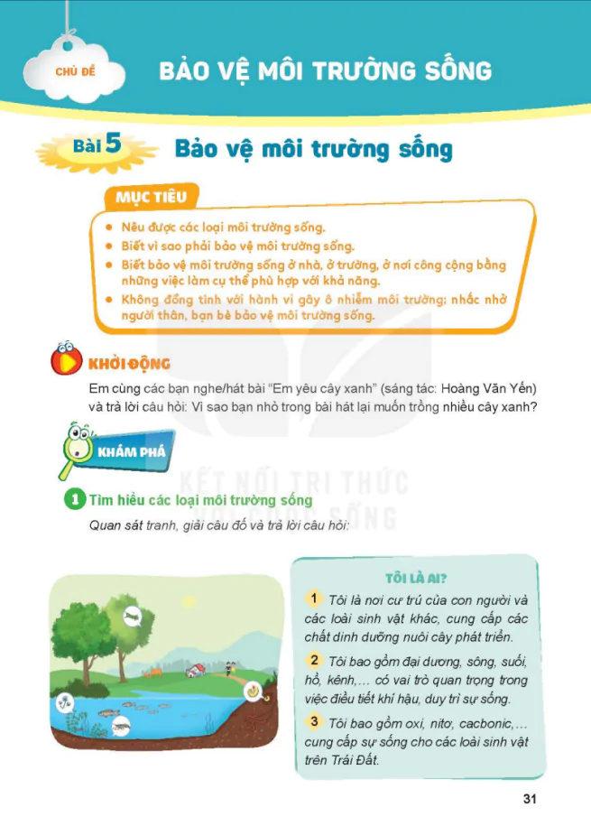 Chủ Đề: Bảo Vệ Môi Trường Sống