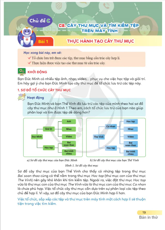 CHỦ ĐỀ C: C2. CÂY THƯ MỤC VÀ TÌM KIẾM TỆP TRÊN MÁY TÍNH