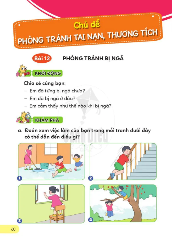 CHỦ ĐỀ: PHÒNG TRÁNH TAI NẠN, THƯƠNG TÍCH