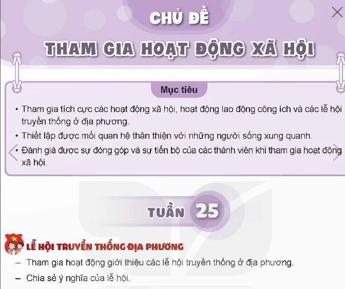 Chủ Đề: Tham Gia Hoạt Động Xã Hội