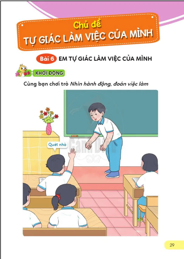 CHỦ ĐỀ: TỰ GIÁC LÀM VIỆC CỦA MÌNH