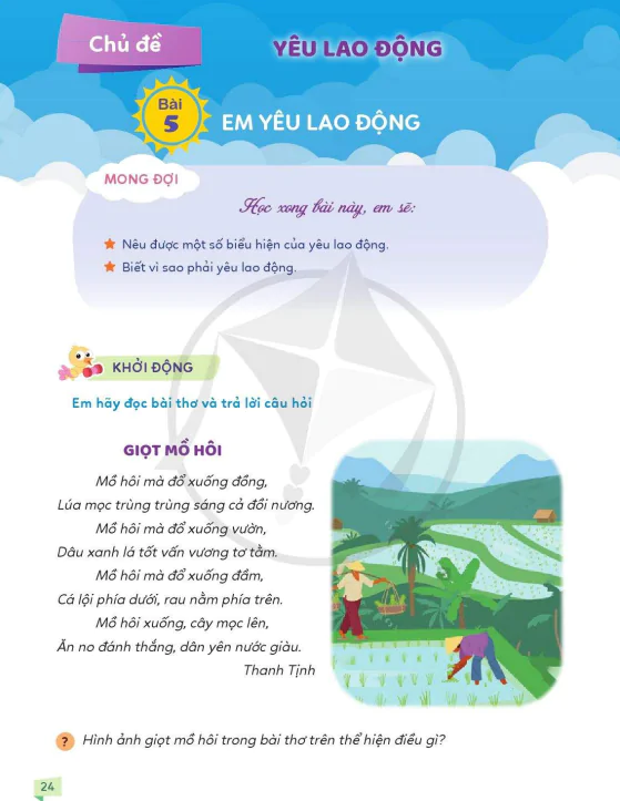Chủ đề: Yêu Lao Động