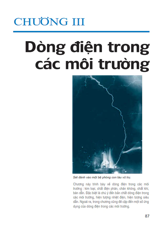  Chương 3: Dòng điện trong các môi trường   