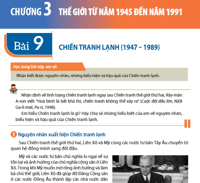 Chương 3: Thế giới từ năm 1945 đến năm 1991 _ Phần Lịch Sử