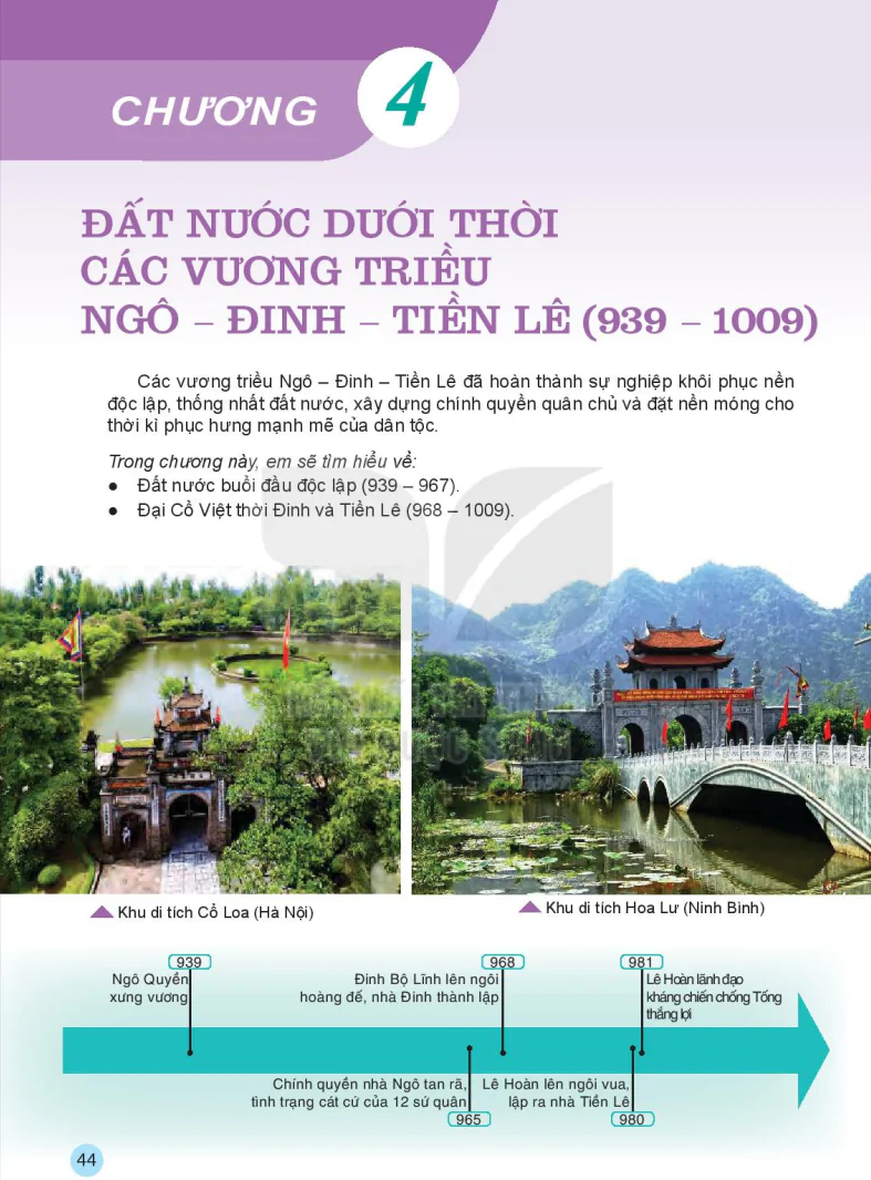 Chương 4: Đất Nước Dưới Các Vương Triều Ngô - Đinh - Tiền Lê (939 - 1009)