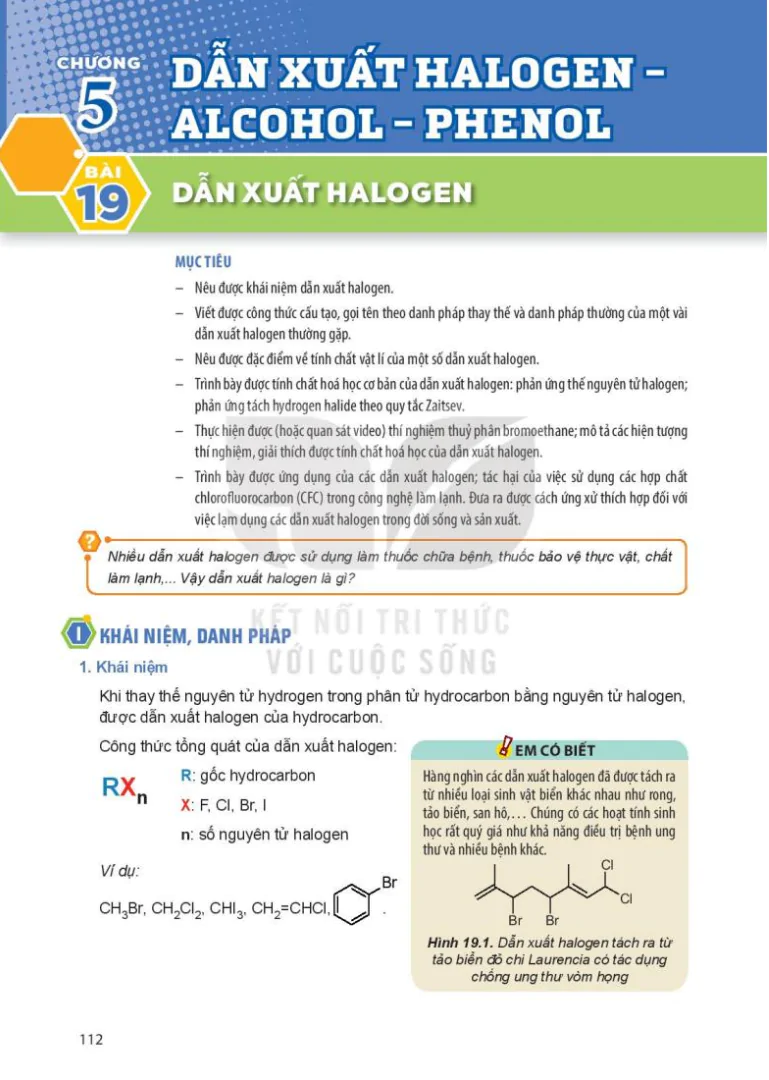 Chương 5: Dẫn Xuất Halogen - Alcohol - Phenol