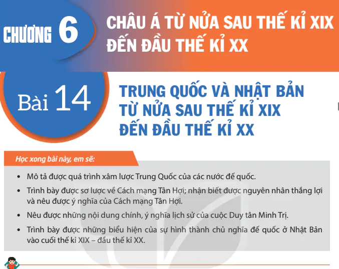 Chương 6: Châu Á từ nửa sau thể kỉ XIX đến đầu thế kỉ XX _ Phần Lịch Sử