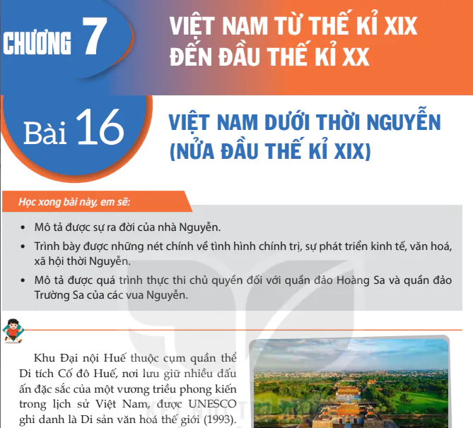 Chương 7: Việt  Nam từ thế kỉ XIX đến đầu thế kỉ XX _ Phần Lịch Sử