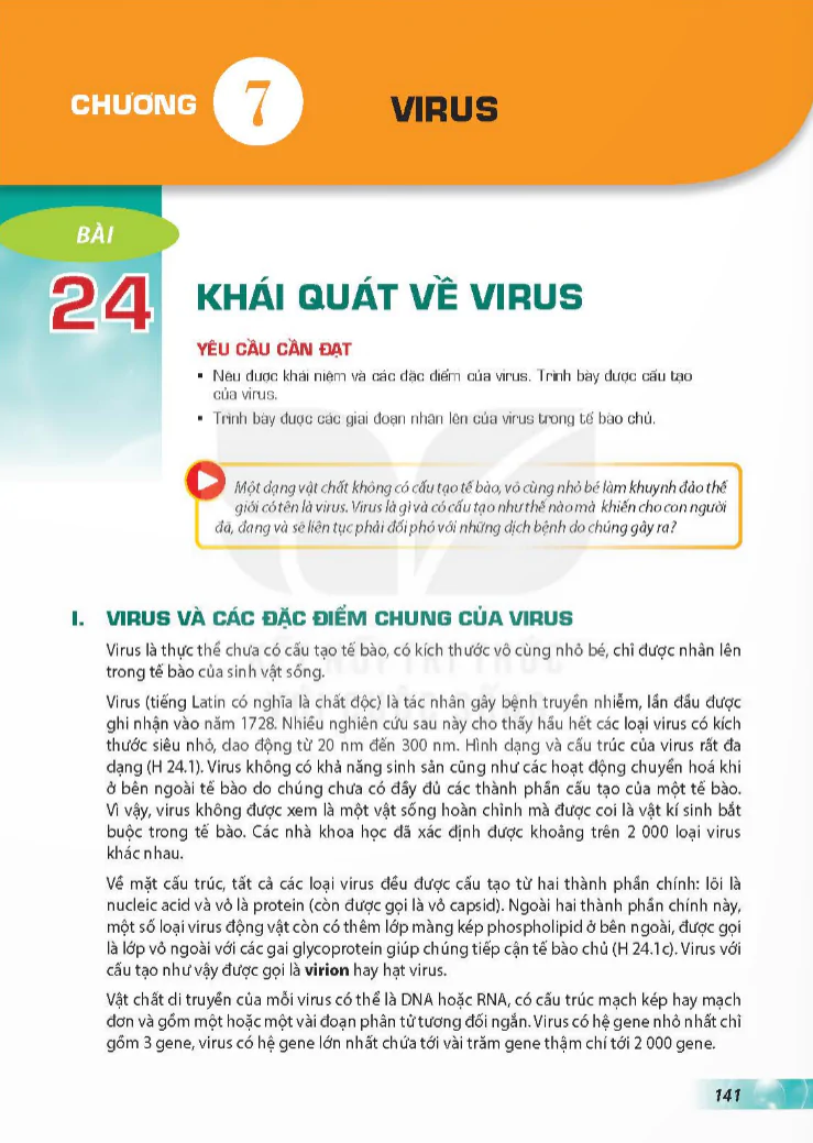 Chương 7: Virus