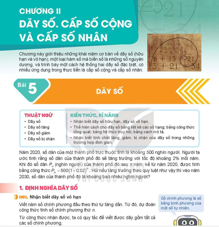 Chương II: Dãy Số. Cấp Số Cộng Và Cấp Số Nhân