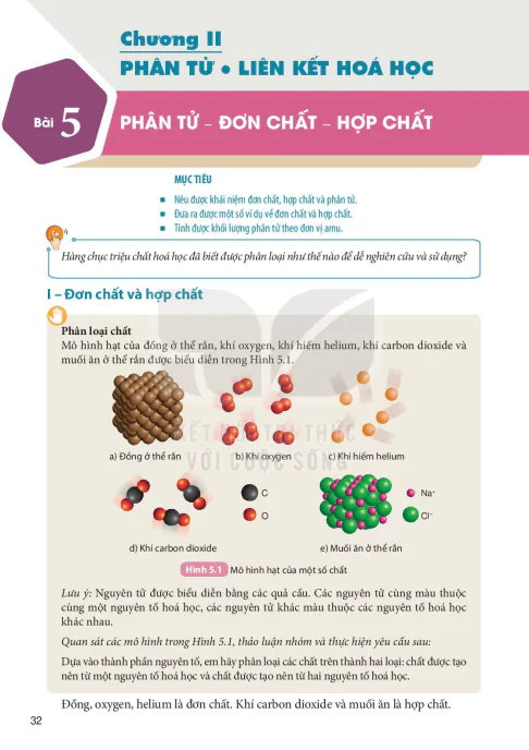 Chương II: Phân từ . Liên kết hóa học