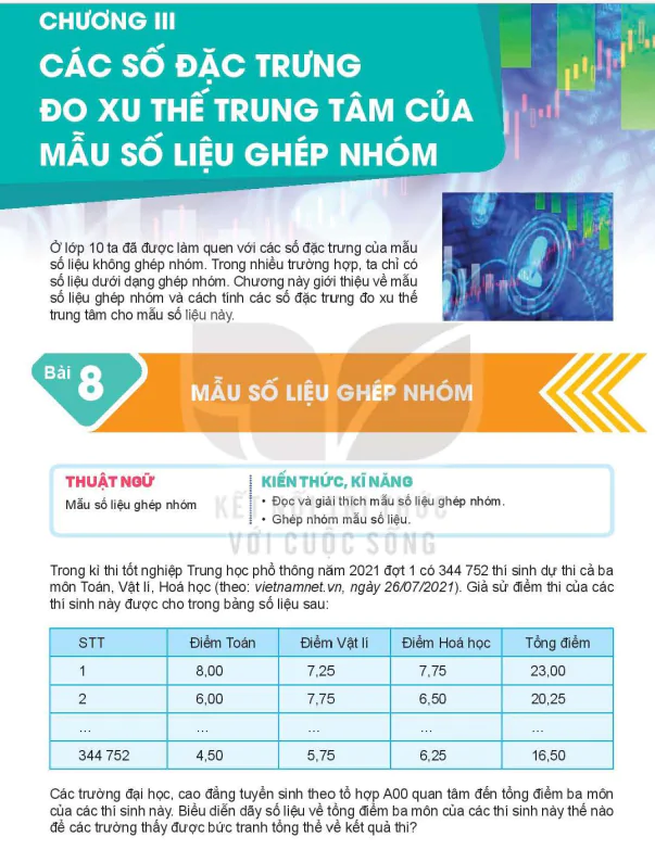 Chương III: Các Số Đặc Trưng Đo Xu Thế Trung Tâm Của Mẫu Số Liệu Ghép Nhóm