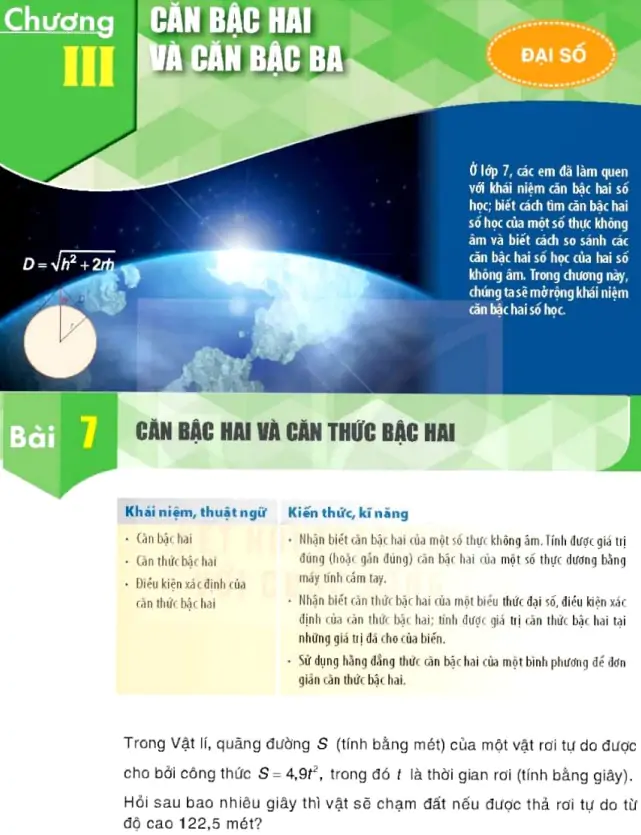 Chương III | Căn bậc hai và căn bậc ba